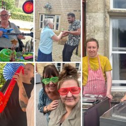 Two Frome Nursing Homes Celebrate their own version of Glastonbury