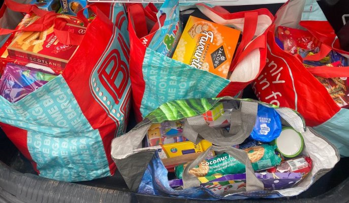 Monmouthshire nursing home helps foodbank to make Christmas special