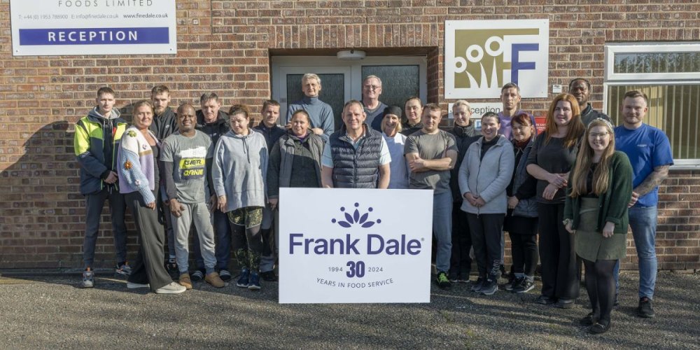 Frank Dale celebrates 30 years in foodservice