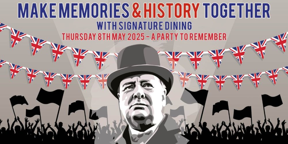 Help Signature Dining to break a world record on VE Day