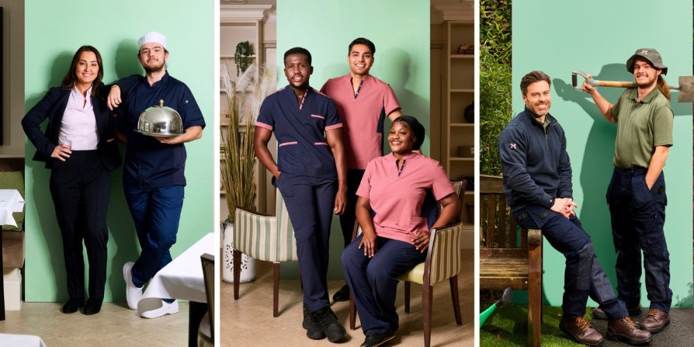 Hallmark redefines care home workwear that combines comfort with style