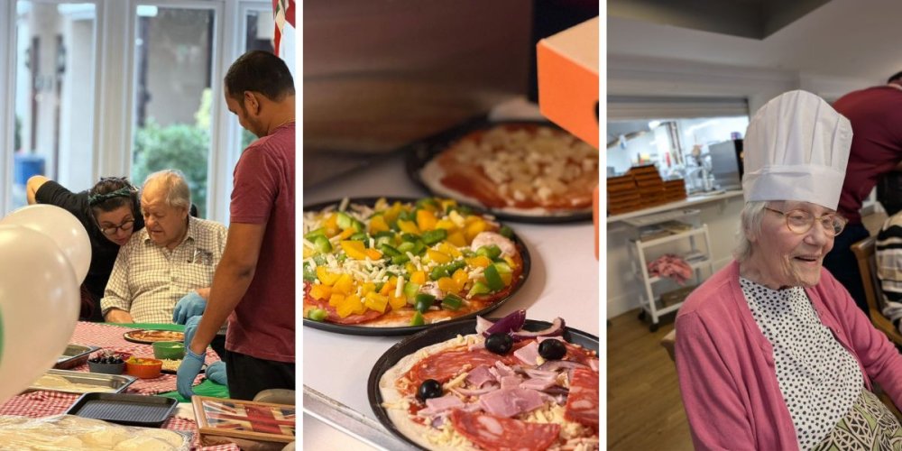 Monmouth Care Home marks National Pizza Day with Italian-Themed Party
