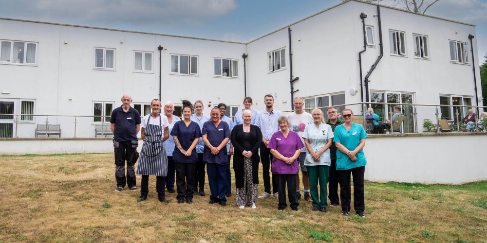 Care home welcomes community to barbecue