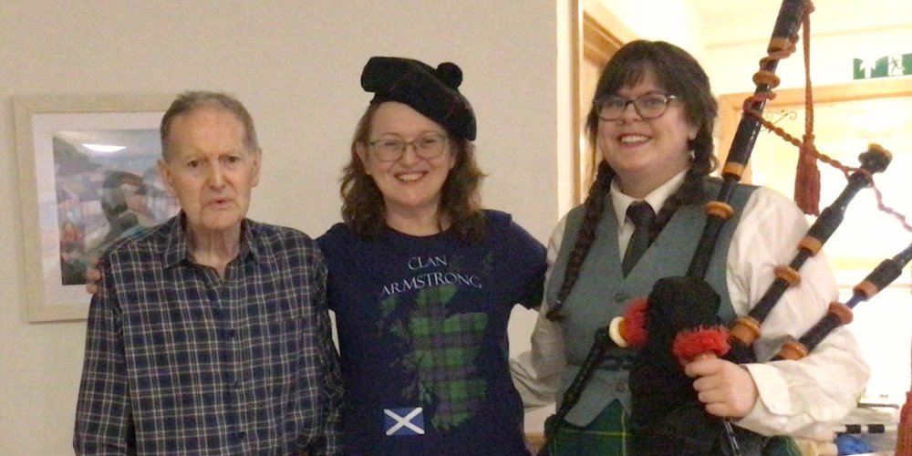 Glennfield Care Home celebrated Burns night in style