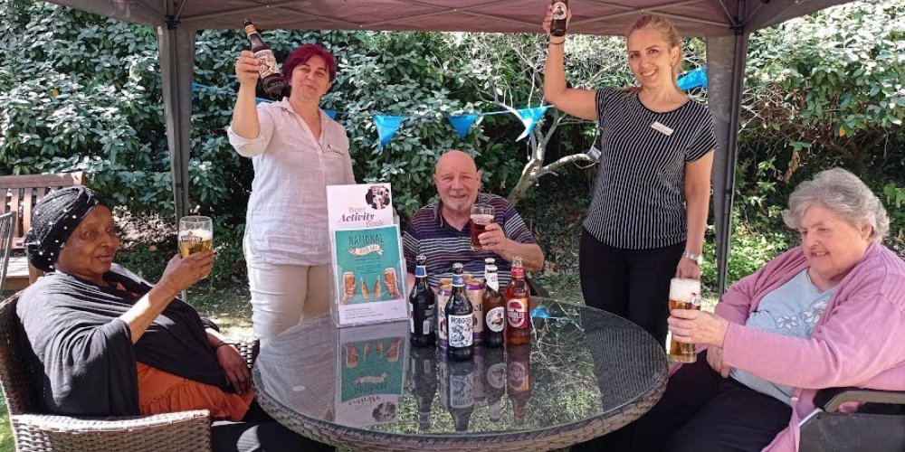 Residents sample local ales for National Beer Day
